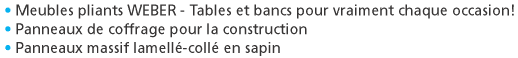 meubles pliants